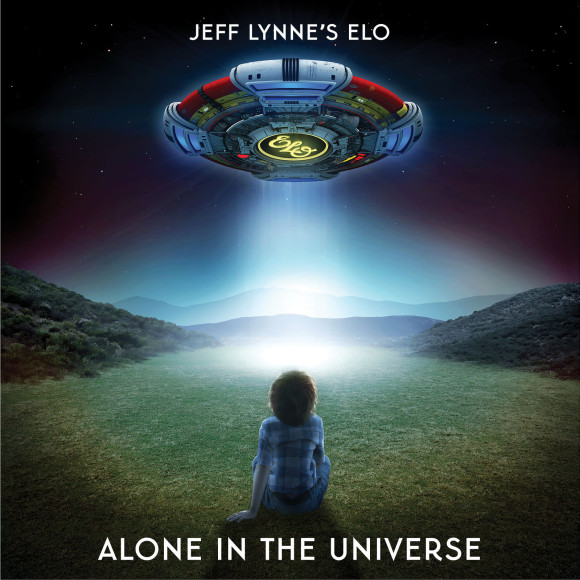 Cover art for ELO's 2015 album Alone In The Universe.